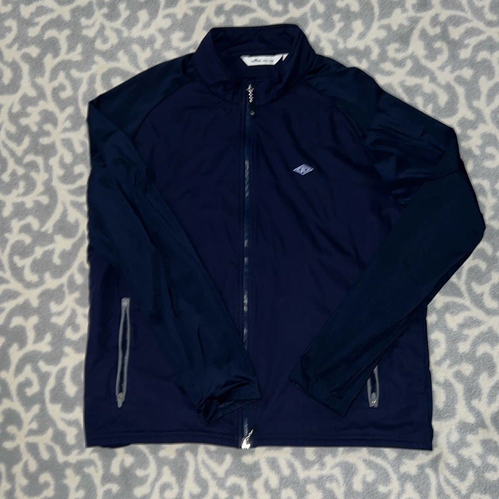 ⛳️Peter Millar⛳️NWOT Navy Westchester CC men’s XL thin golf jacket. Never worn.